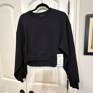 Black Women's cropped Sweatshirt Athleta